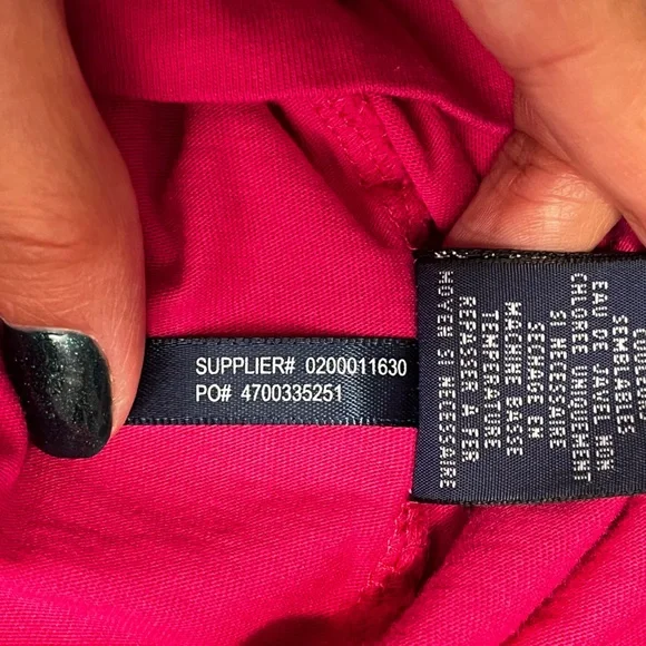 Ralph Lauren Bright Pink Cotton Tee with Logo Medium - Picture 8 of 8